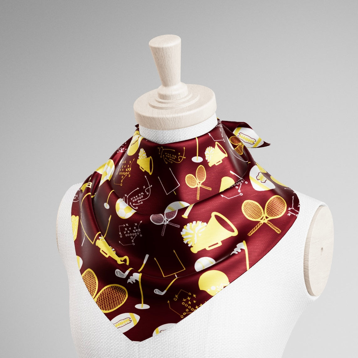Maroon & Yellow