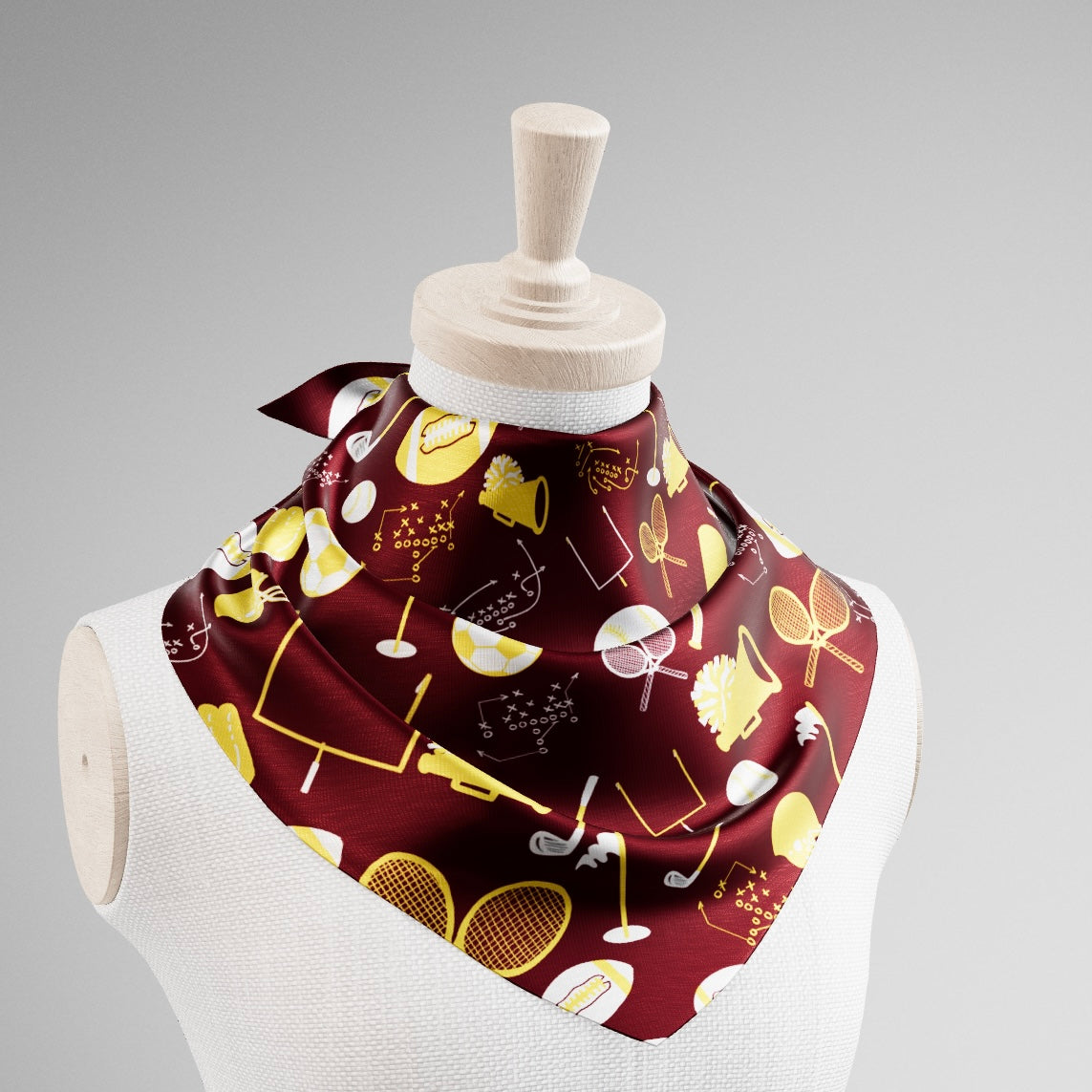 Maroon & Yellow