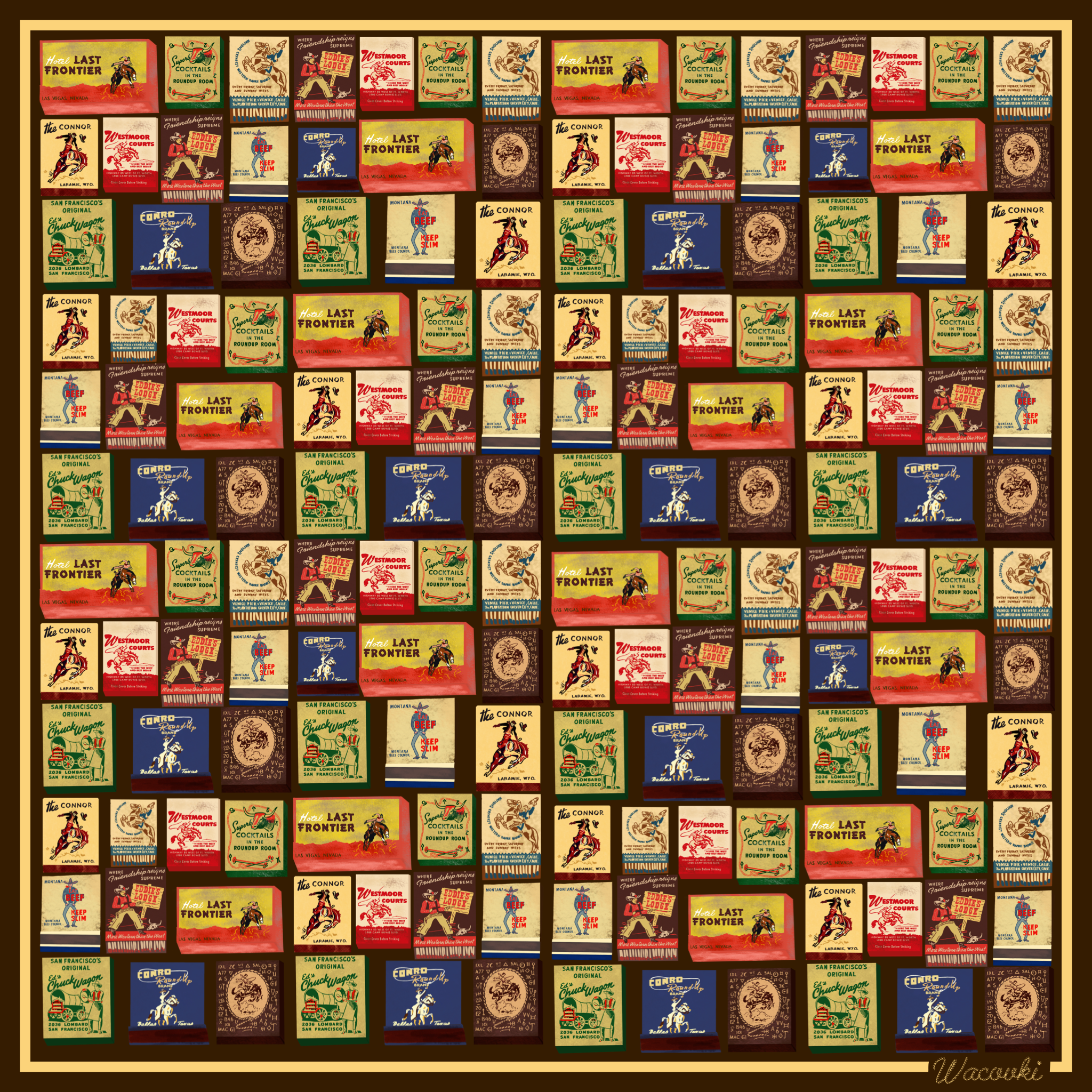 The Western Matchbook