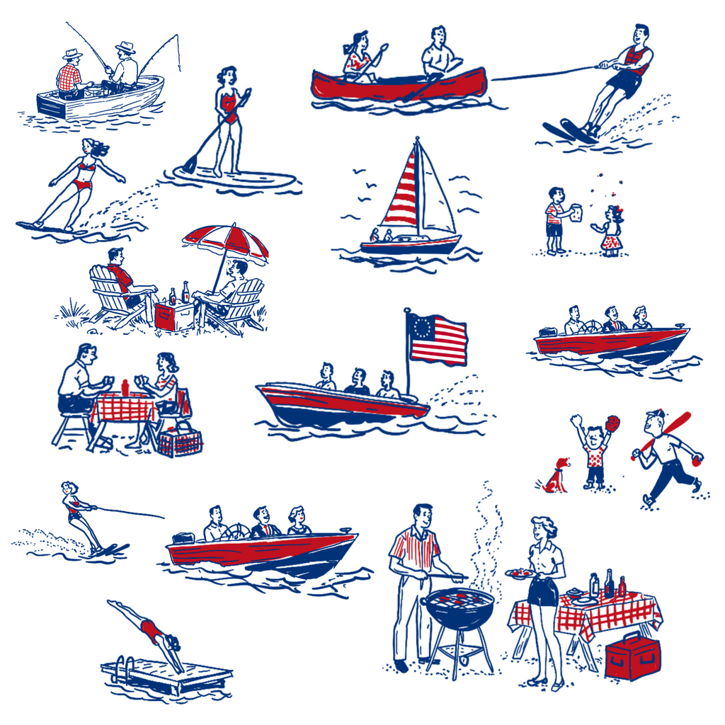 The Lake & Liberty Men’s Tie