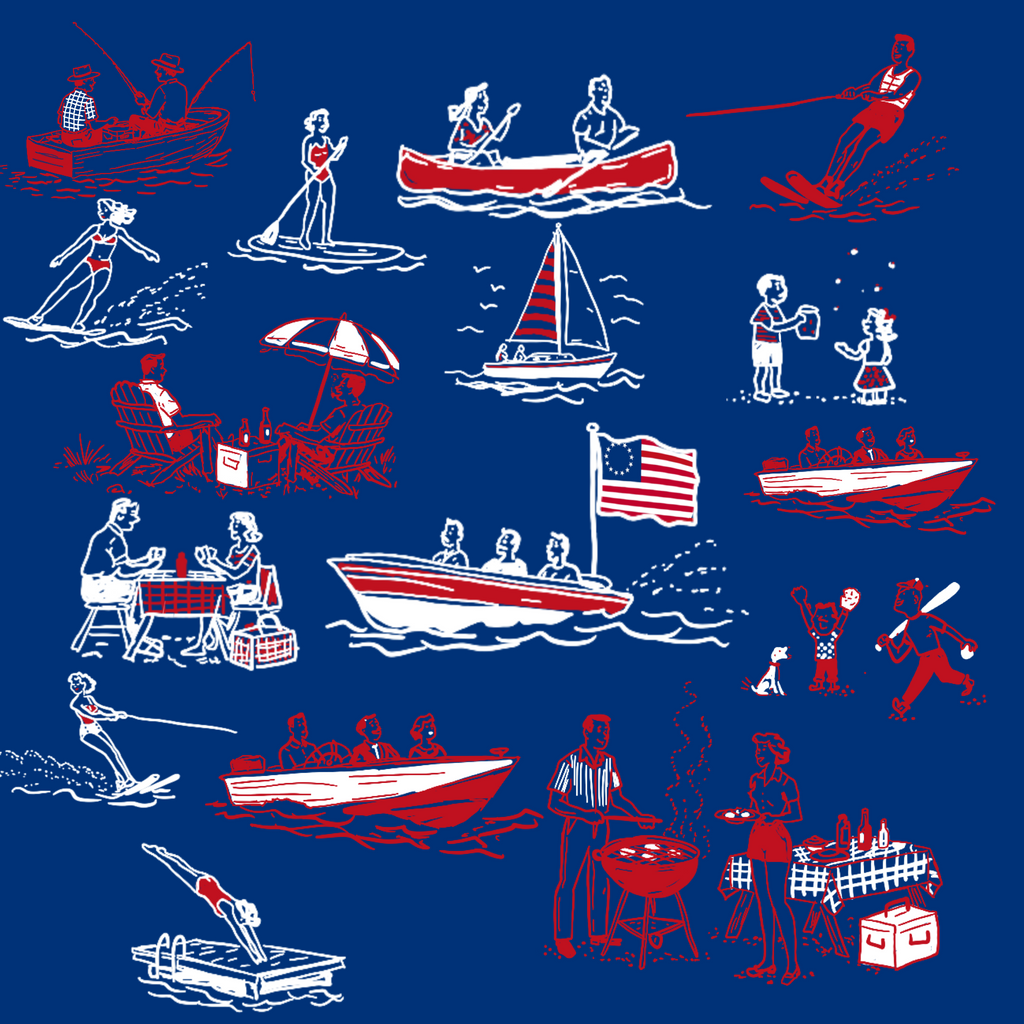 The Lake & Liberty Men’s Tie